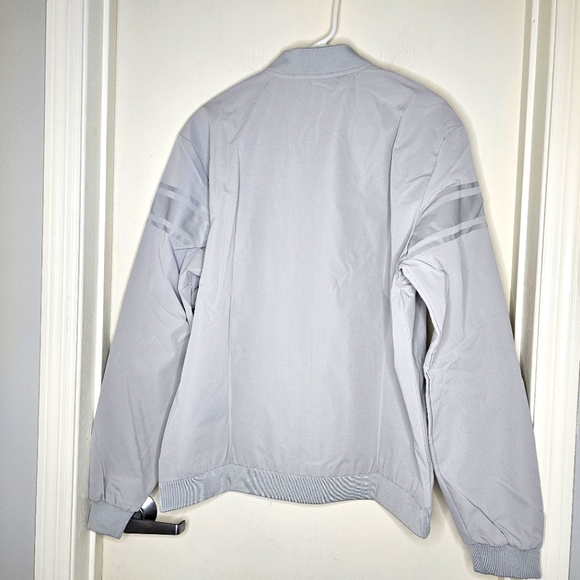✨NWT Rawgear bomber jacket Light Gray - Picture 6 of 6